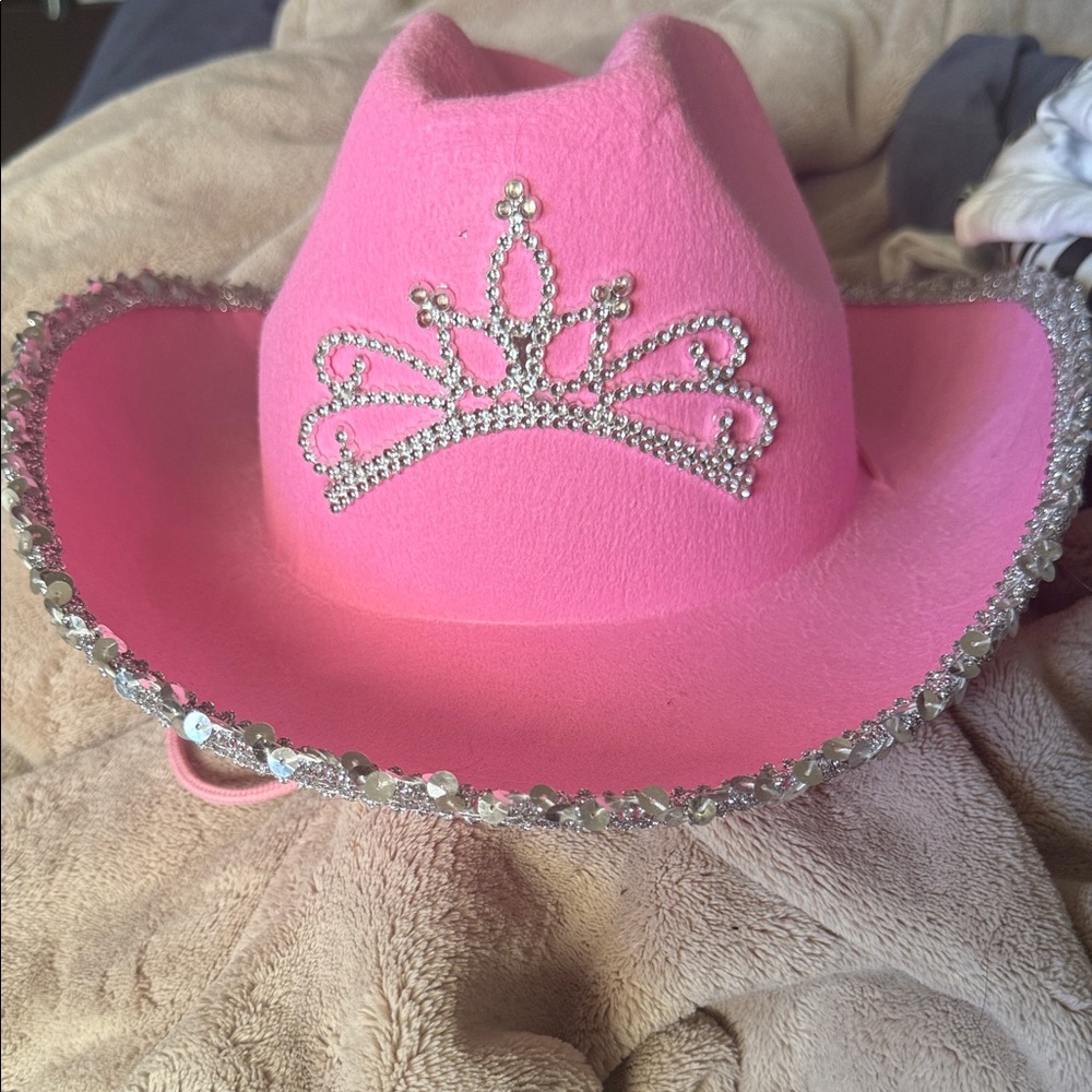 Pink Rhinestone Cowboy Hat for Kids